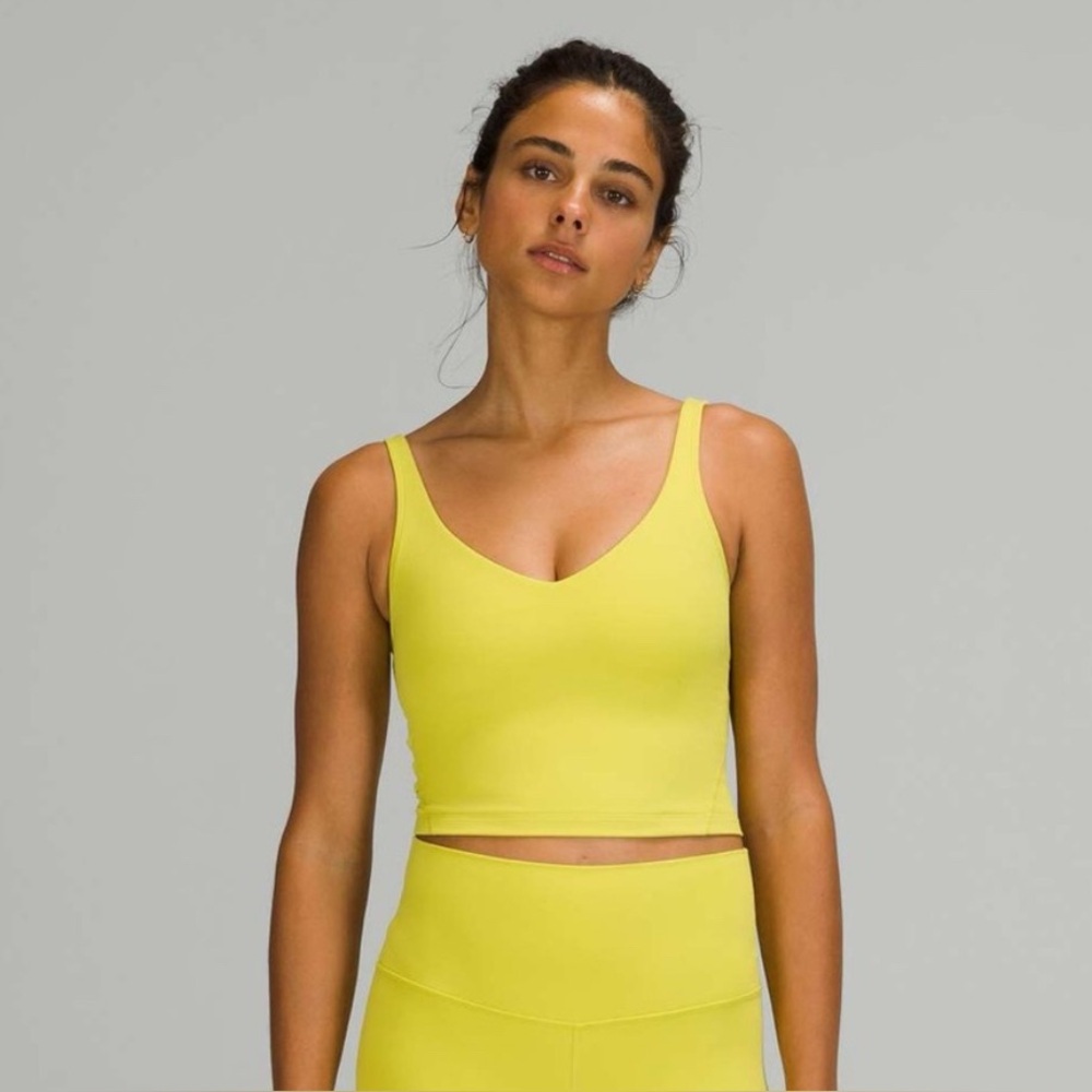 Yellow Serpentine Lululemon Align Tank Top